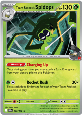 020 Team Rocket's Spidops