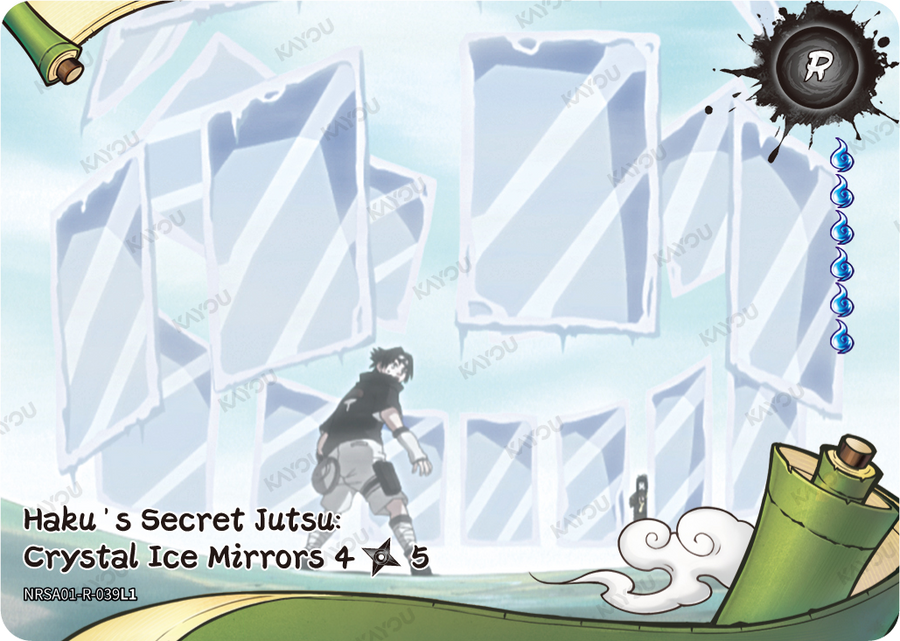 NRSA01-R-037L1 · Haku's Secret Jutsu: Crystal Ice Mirrors
2/5 · R