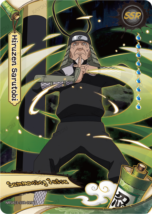 NRSA03-SSR-019L3 · Hiruzen Sarutobi · SSR