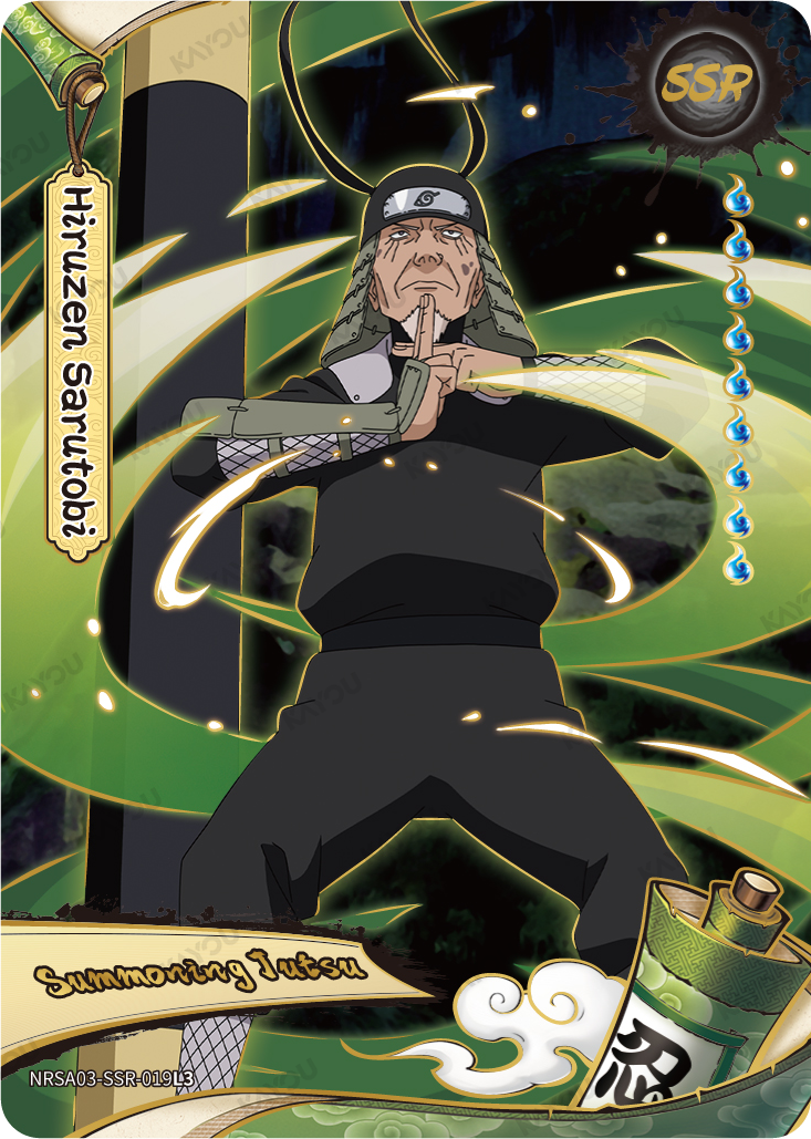 NRSA03-SSR-019L3 · Hiruzen Sarutobi · SSR