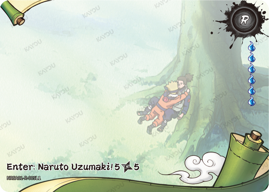 NRSA01-R-005L1 · Enter: Naruto Uzumaki!
5/5 · R