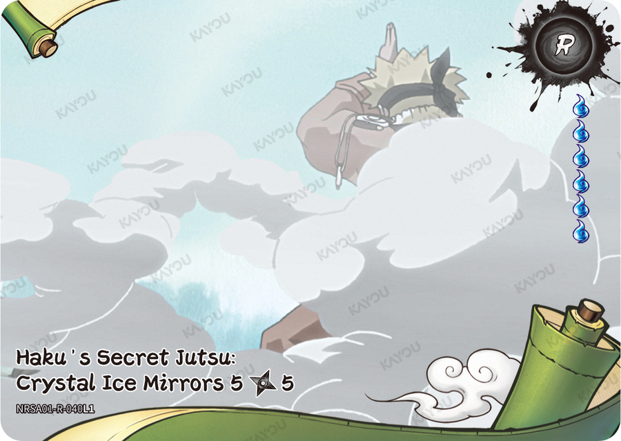 NRSA01-R-038L1 · Haku's Secret Jutsu: Crystal Ice Mirrors
3/5 · R