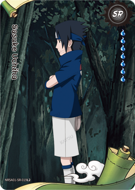 NRSA01-SR-019L2 · Sasuke Uchiha · SR
