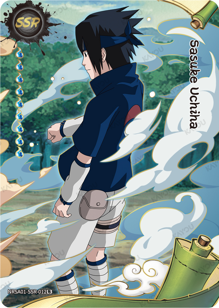 NRSA01-SSR-012L3 · Sasuke Uchiha · SSR