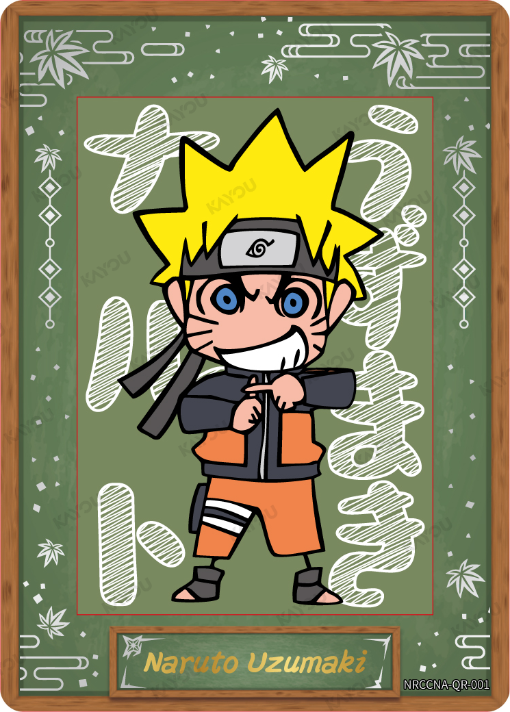 NRCCNA-QR-001 · Naruto Uzumaki · QR