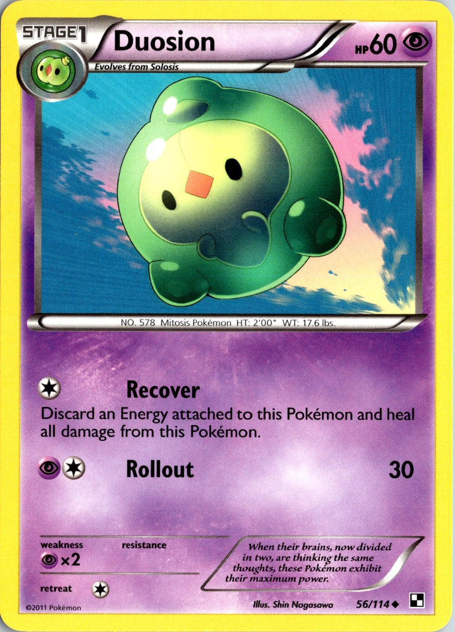 Pokémon Black & White: Duosion 56/114 - NM front