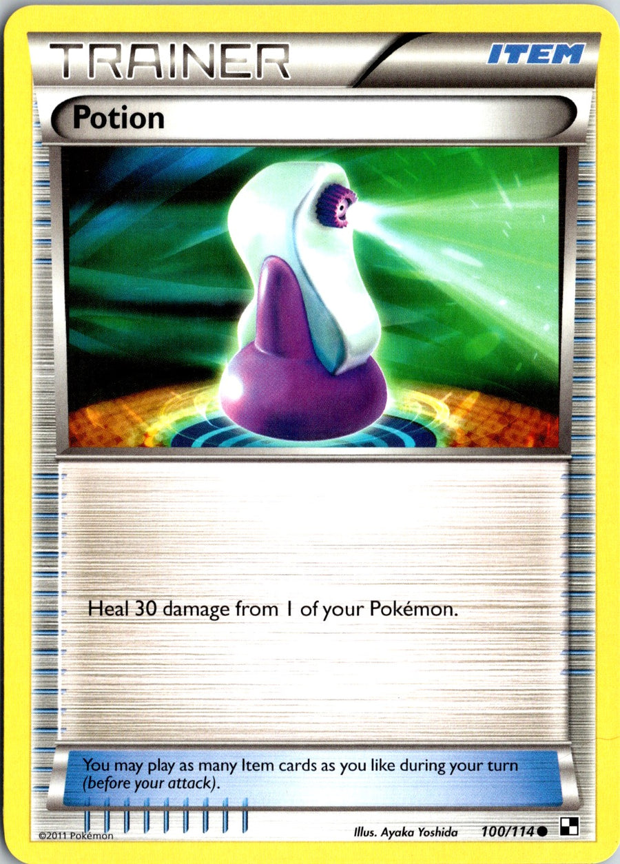Pokémon Black & White: Potion 100/114 - NM front