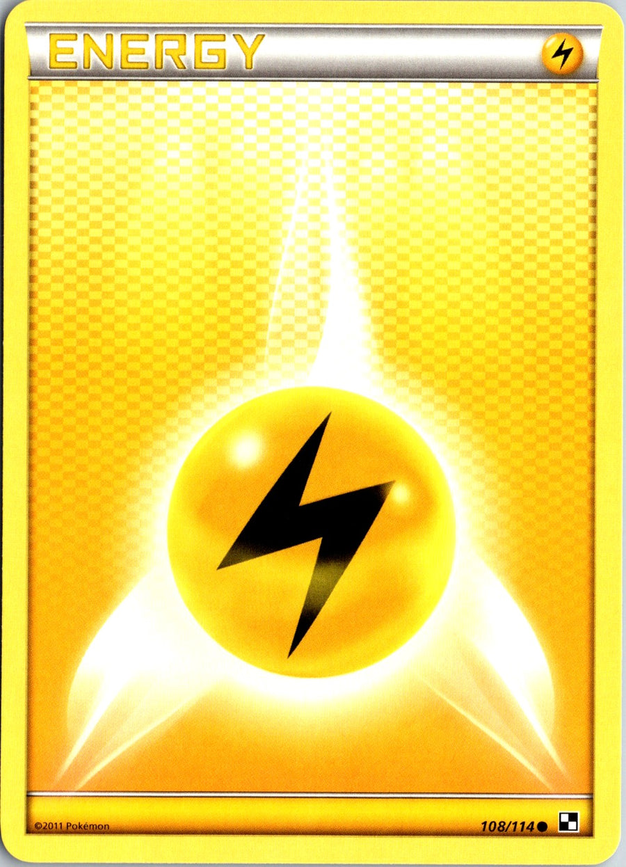 Pokémon Black & White: Lightning Energy 108/114 - NM front