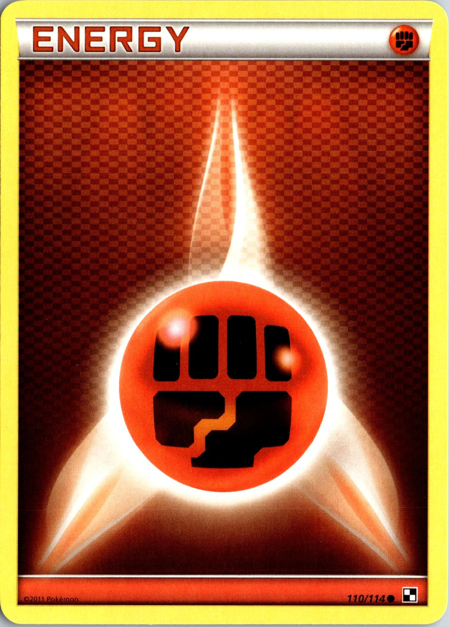 Pokémon Black & White: Fighting Energy 110/114 - NM front
