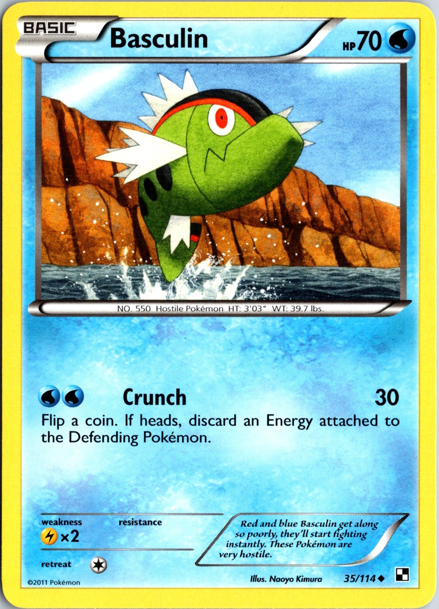 Pokémon Black & White: Basculin 35/114 - NM front